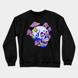 Trippy skull Crewneck Sweatshirt